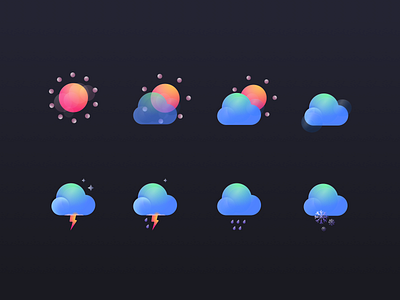 20210716 Weather icon practice ui ux