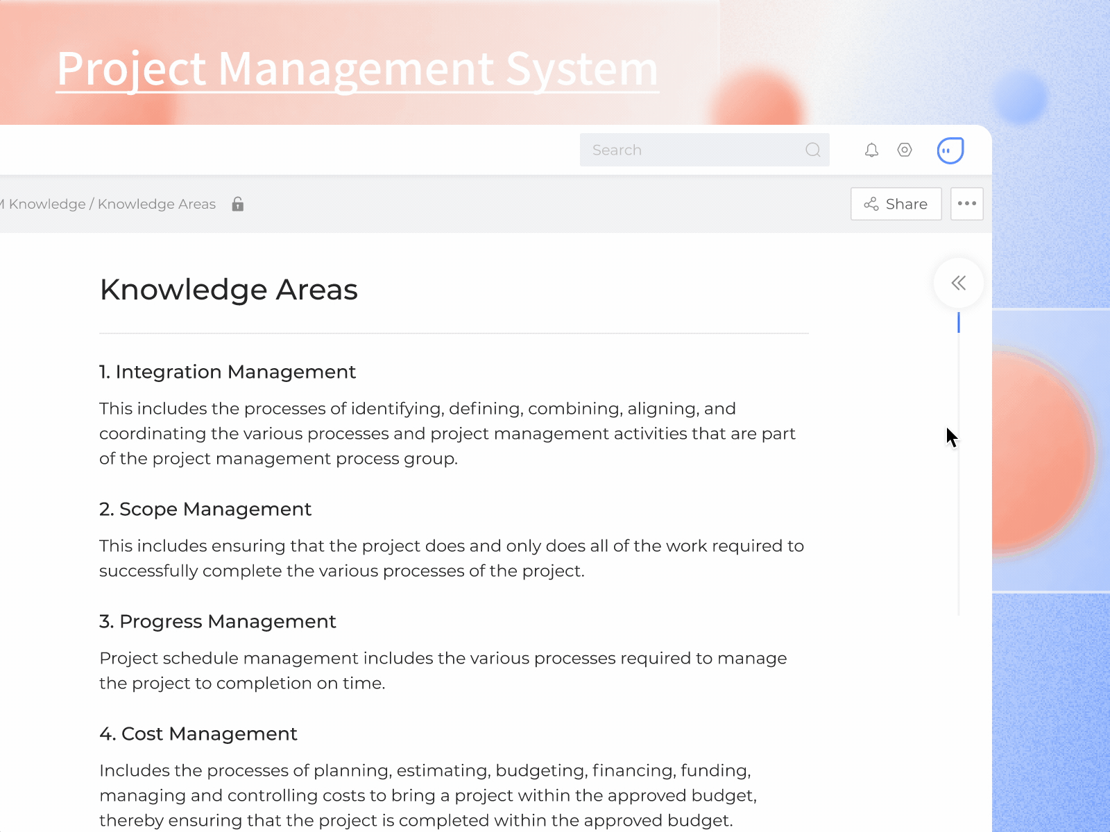 20220328 Project Management System saas ui ux