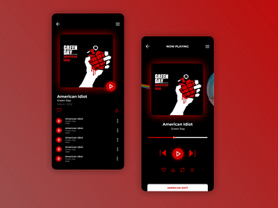 Music App app branding dailyui design graphic design illustration minimal music player spotify ui ux