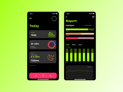 Life Tracker App // Daily UI