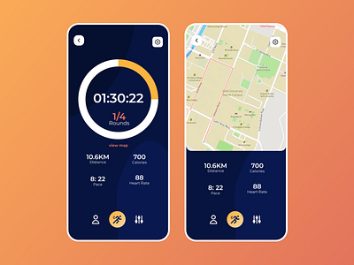 Fitness / Location Tracker // Daily UI 020