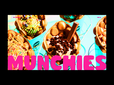 Munchies branding design logo ui web