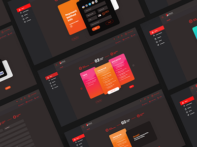 WEB APP Design UX UI admin panel mobile app webapp