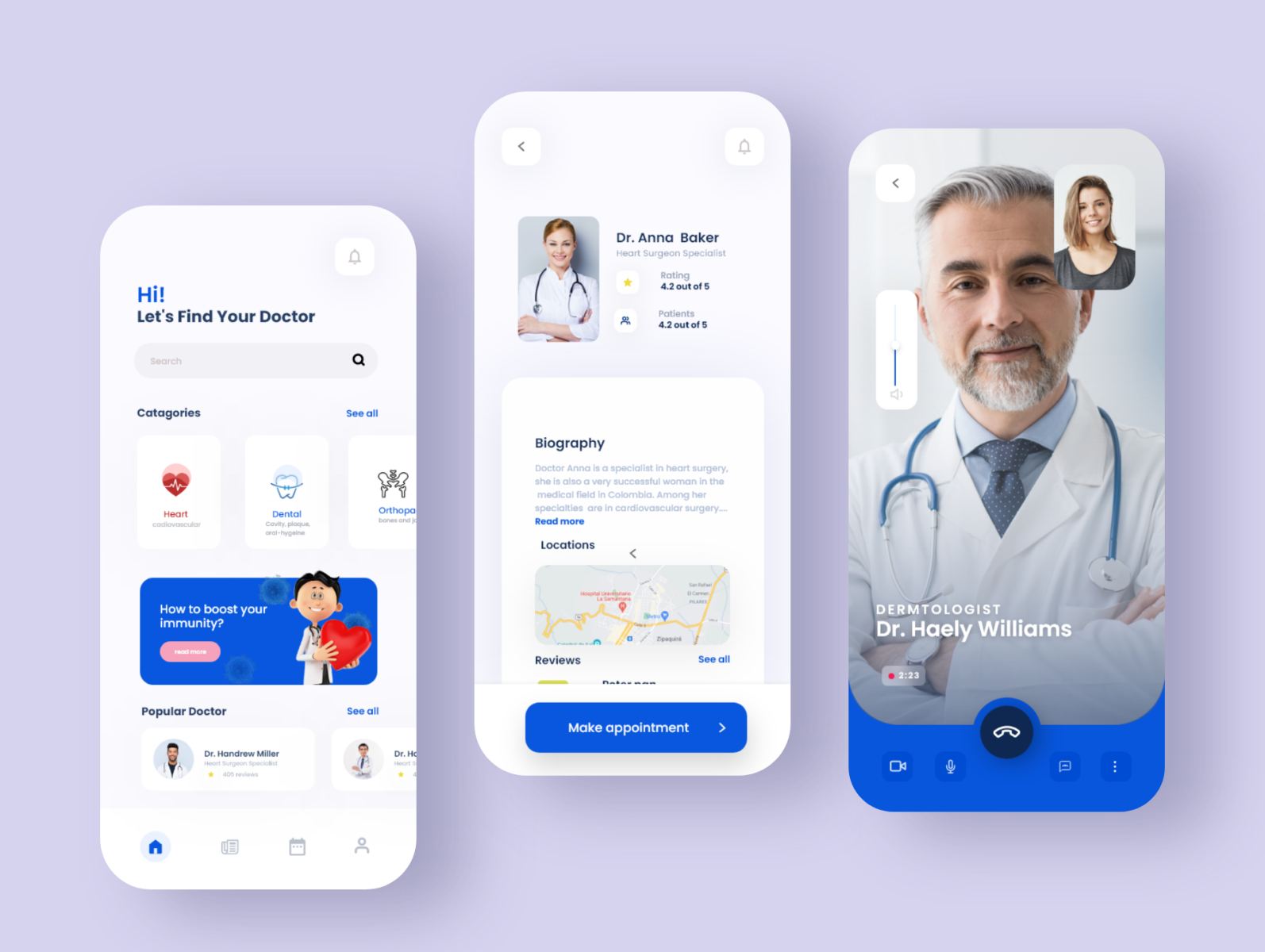 Med app by Suresh Konjengbam on Dribbble