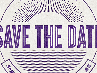 Save the Date Coaster coaster letterpress save the date wedding