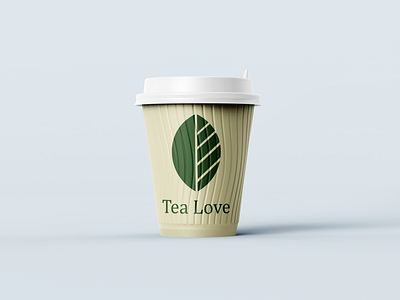 Tea Cup branding design logo