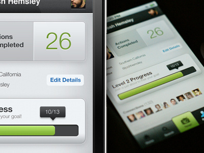 TwoSIX app application gray green iphone mobile