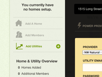 Home/Utility Signup
