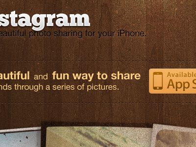 Instagram Procrastination app instagram photos redesign wood