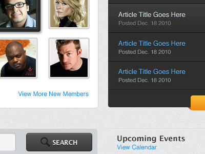 Familiar Faces? app gray light lists search theme thumbnails white