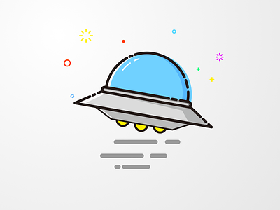 UFO-outline outline ui