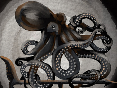 Octopus applepencil design digital art digital illustration digital painting illustration procreate