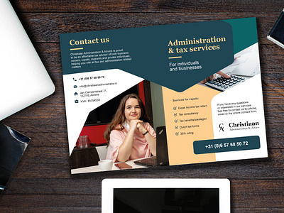 Flyer design for tax administration