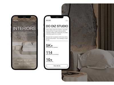 Design Interiors Studio 3d architecture concept corporate design design studio interiors minimal mobile mobile ui ui ux web design