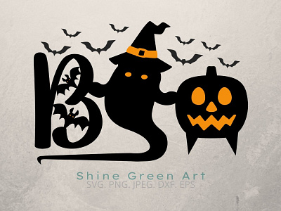 Halloween Boo SVG Cut File design designer portfolio graphic design halloween design illustration illustration art shirt design vector illustration