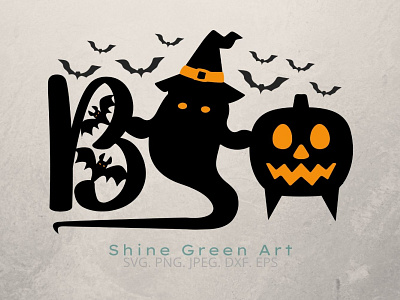 Halloween Boo SVG Cut File
