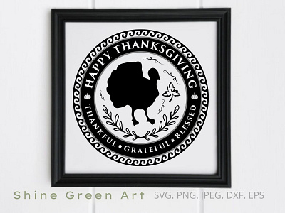 Thanksgiving Turkey SVG Cut File
