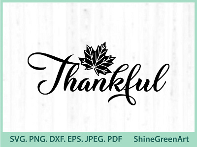 Thankful Oak Leaf designer portfolio graphic design hello fall illustration illustration art shirt design shirtdesign svg typography vector illustration