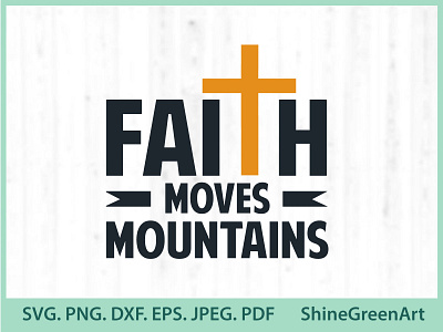 Faith Moves Mountains Illustration