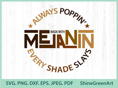 Melanin Always Poppin black black women designer portfolio graphic design illustration illustration art melanin shirt design shirtdesign vector illustration