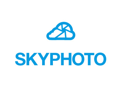 Skyphoto Concept 2 cloud logo vector