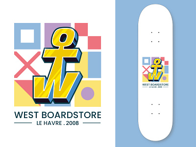 ⚓🛹 Board submission branding graphic design illustration logo product design skate skateboarding typography