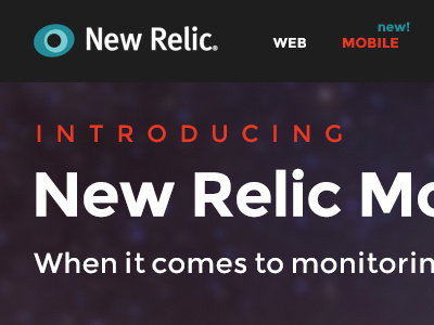 New Relic application monitoring mobile new relic ui
