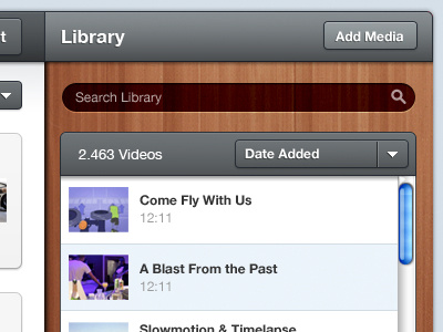 Library Interface by Dan Trenkner on Dribbble