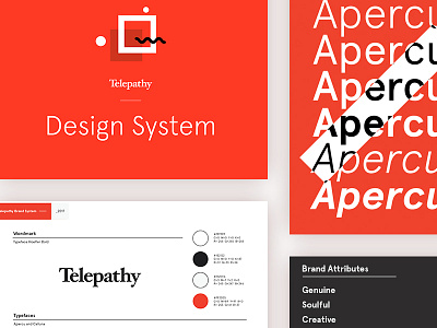Telepathy Rebrand & Design System
