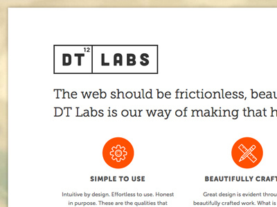 DT Labs digital telepathy icons lab labs ui website
