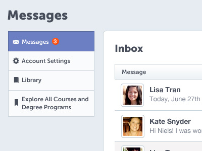 Inbox email inbox ui user interface