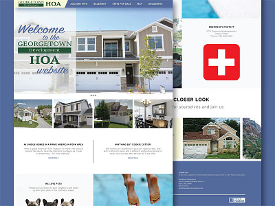 Landing Page dailyui design hoa illustrator landing page layout simple uiux webpage website