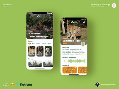 To.. the Wild! mobileapp uidesign uidesignchallenge uidesigner uiinspiration uiux userinterface userinterfacedesign weeklyui