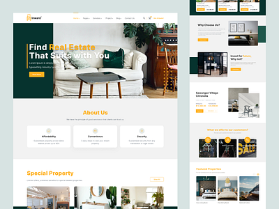 Interior Landing Page Design figma interior landing page design landing page ui ui design uiux ux website website design