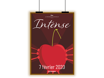 Affiche St Valentin La Maison du Chocolat