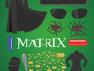 Matrix Flat Design