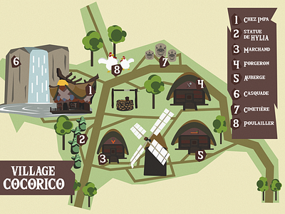 Carte Village Cocorico