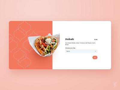 Online Kebab dailyui dailyui012 e commerce food shop ui webdesign