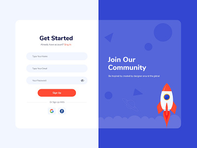 Dashboard: Login & Sign Up