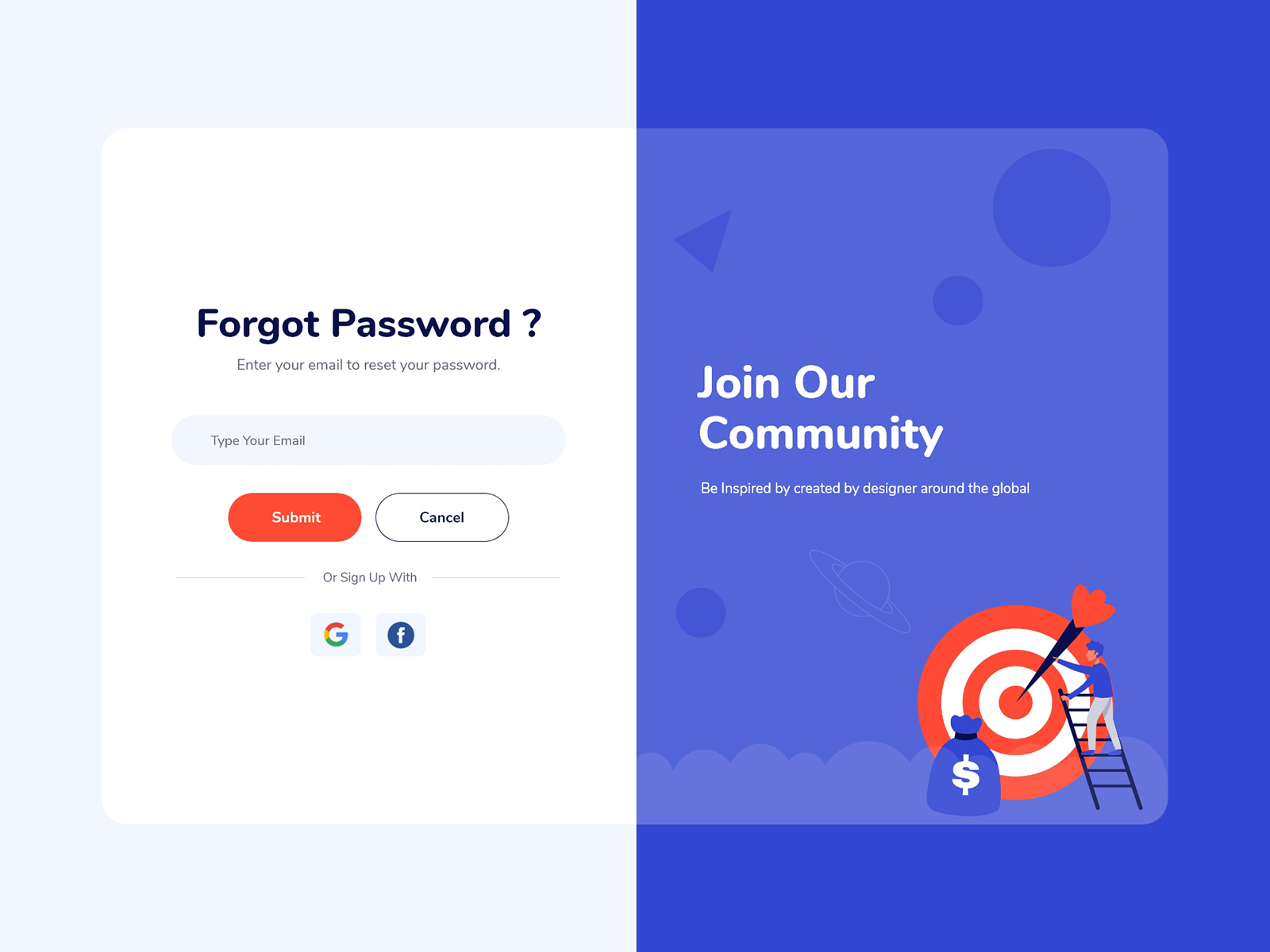 Dashboard: Login & Sign Up by PeacefulQode on Dribbble