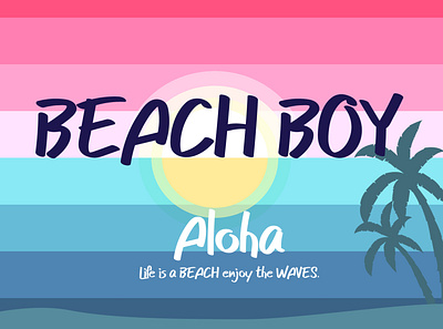 Beach Boy: Font casual fashion font design handwritten font sea summer sweet typography