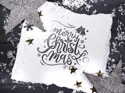 Merry Christmas_02 christmas hand lettering handwritten font