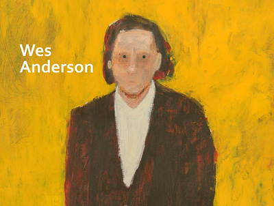 Wes Anderson poster acrylic acrylicpainting cinema film poster illustration portrait poster wes anderson