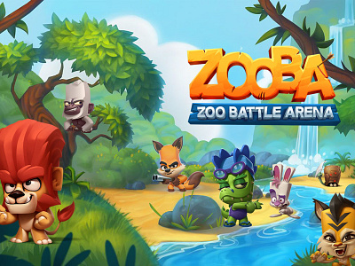 Zooba design digitalart game art gaming illustration photoshop