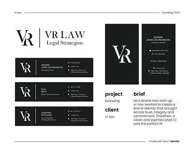 Branding/CI - VR Law