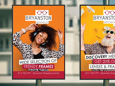 Street Pole Advertisement - Bryanston Optometrist