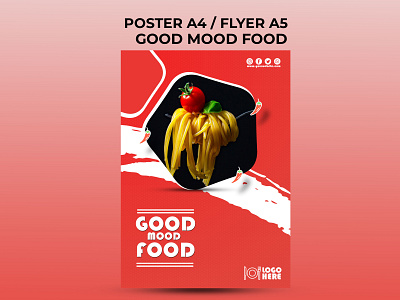 Good Mood Food advertising advertising design advertising flyer design festival festival poster flyer food and drink food flyer food poster good food good mood good mood food poster design