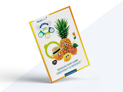 NUTRISENS - LEAFLET graphic design key visual keyvisual leaflet visual