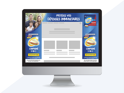 BION 3 - HABILLAGE BANNIERE WEB branding graphic design visual web web banners