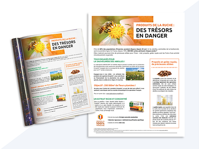 MEDIFLOR - ADVERTORIAL editorial design graphic design magazine ad page design